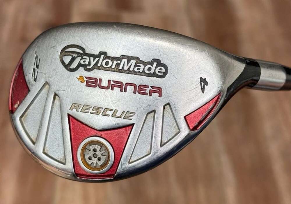 TAYLORMADE BURNER RESCUE 4 HYBRID 22 LOFT REGULAR FLEX 4H RH GOLF CLUB